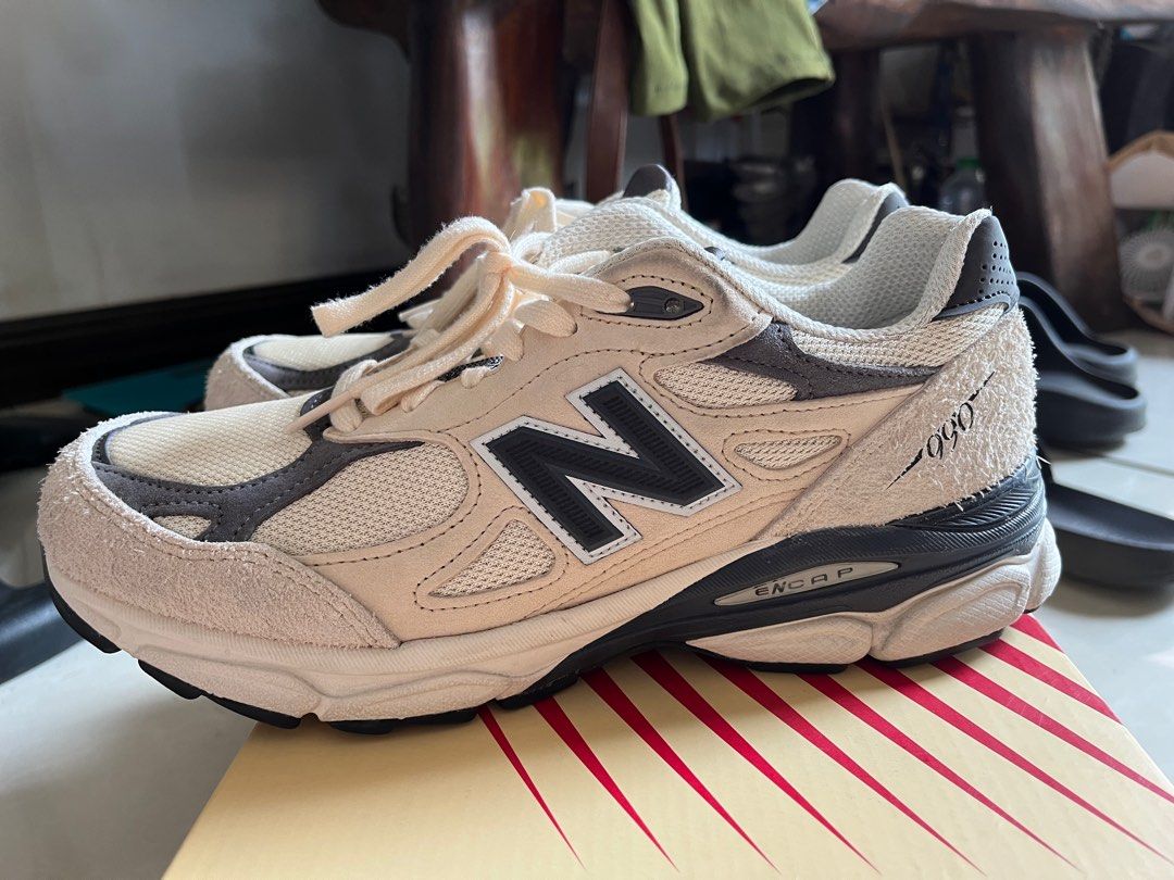 New Balance 990v3 Moonbeam 8 US, Men's Fashion, Footwear, Sneakers on