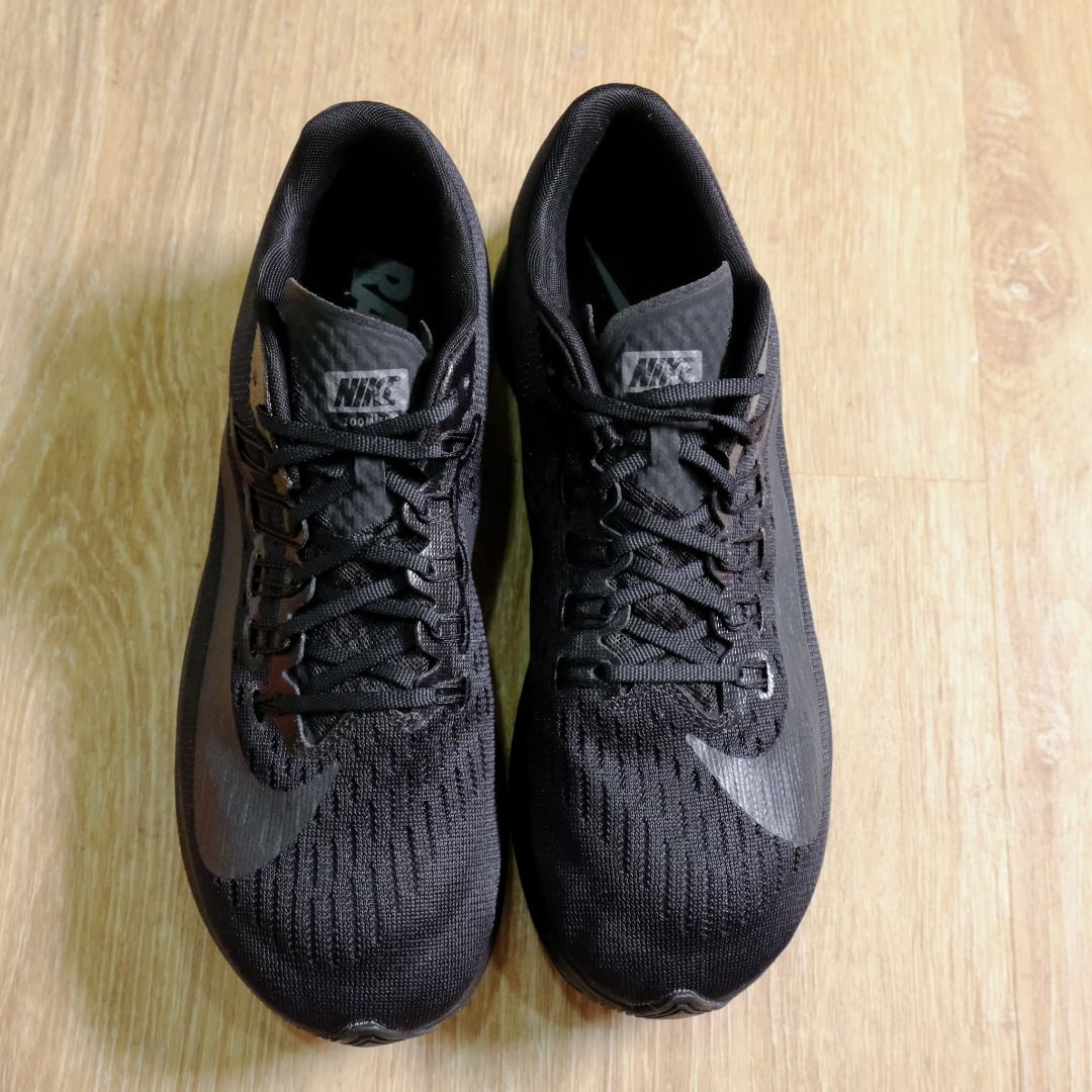 Zoom fly triple black best sale