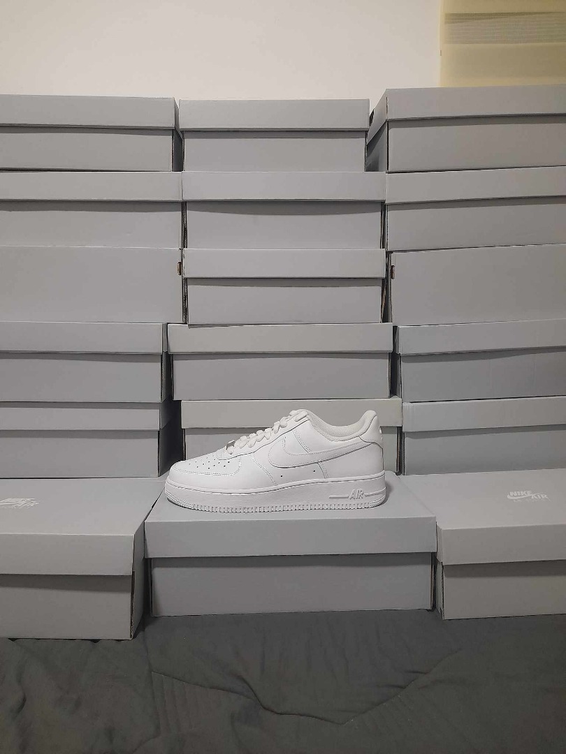 mens white af1