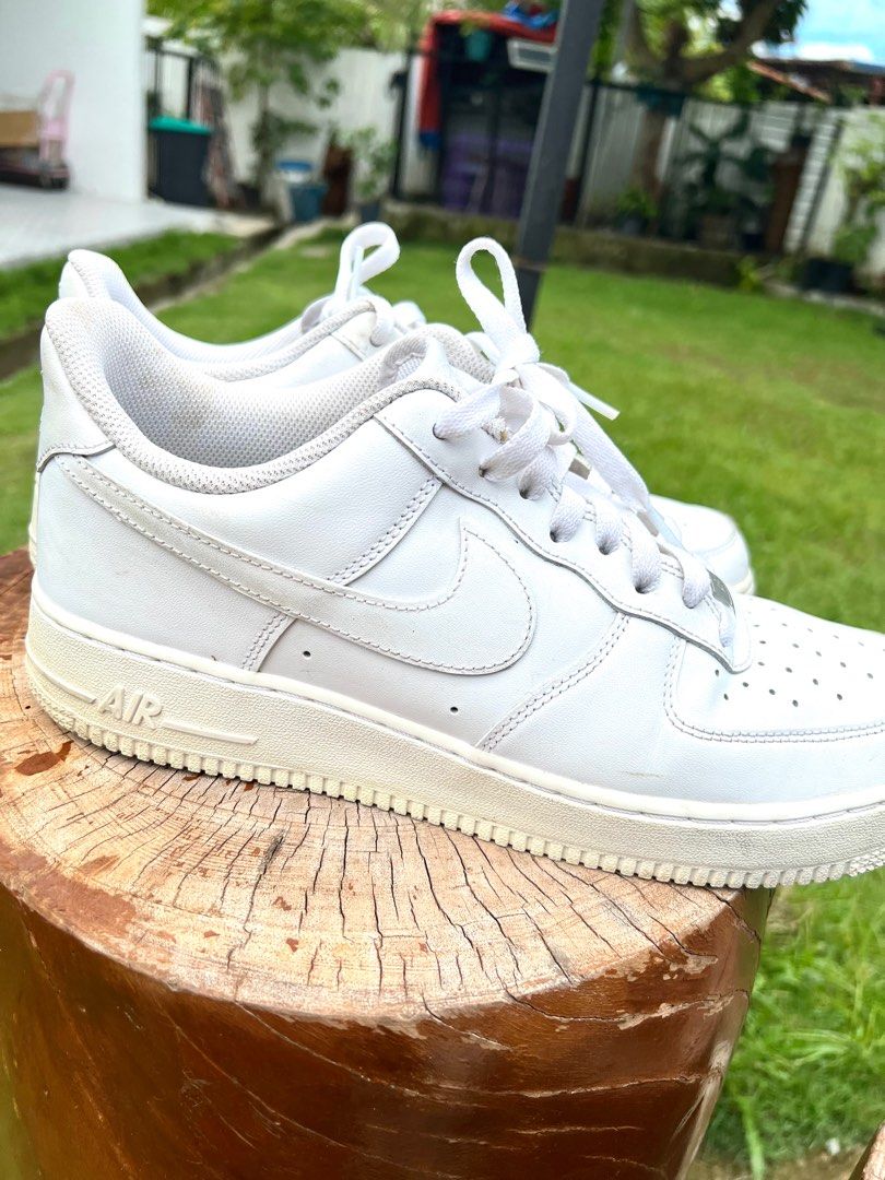 triple white air forces
