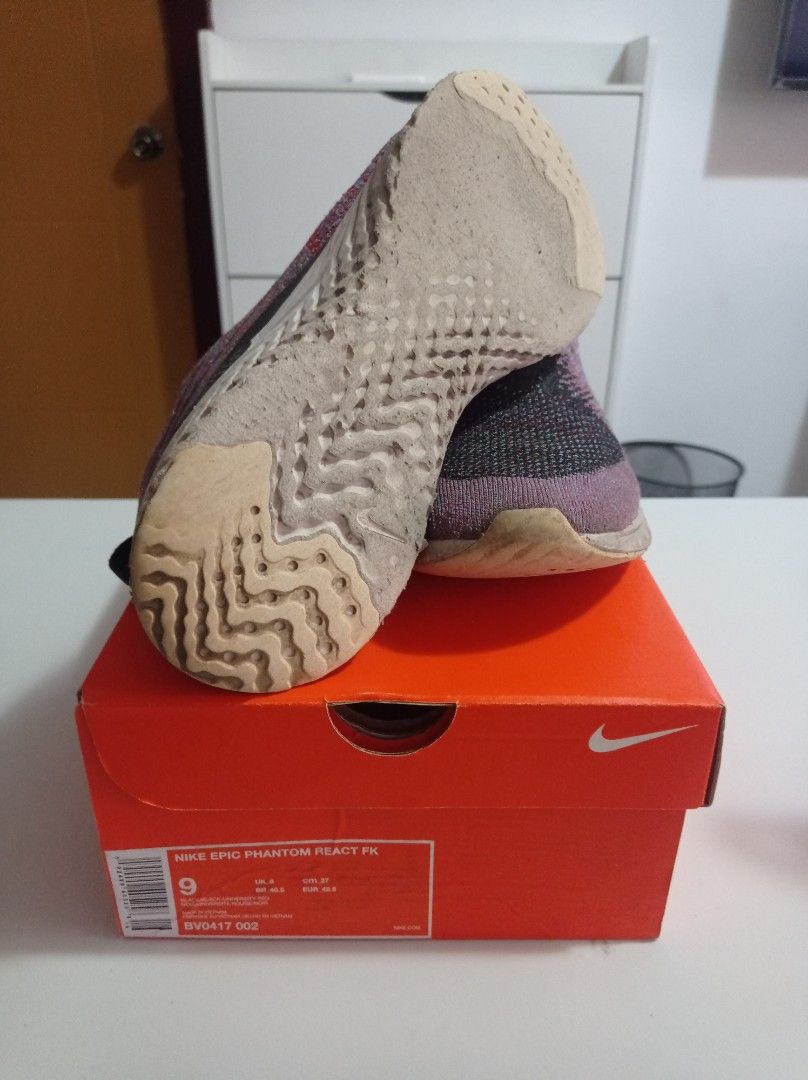 nike epic phantom react fk mens