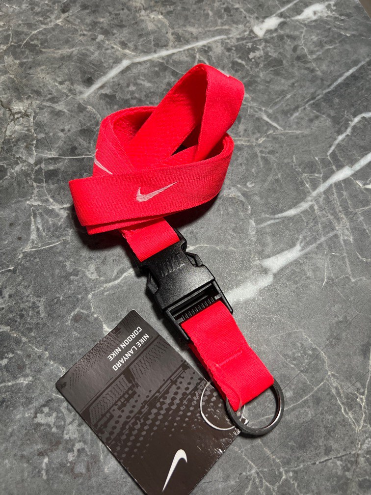 Red and sale black nike lanyard