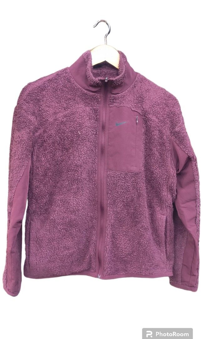 NIKE SHERPA FLEECE FULL ZIP TRAINING JACKET