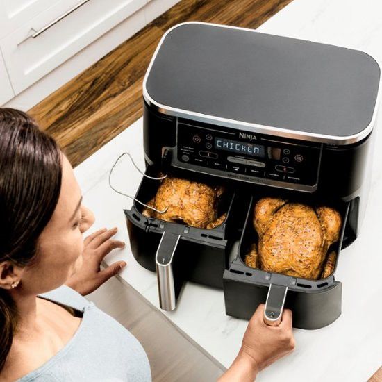 ninja foodi air fryer dual zone 10 quart