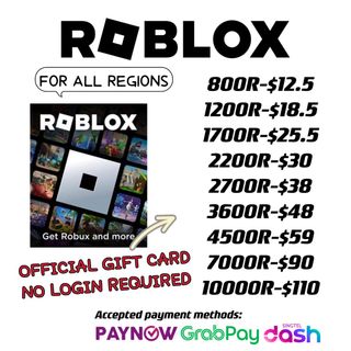 Roblox Gift Card- $30 value card, Hobbies & Toys, Toys & Games on Carousell