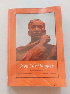 Noli Me Tangere by Jose Rizal book