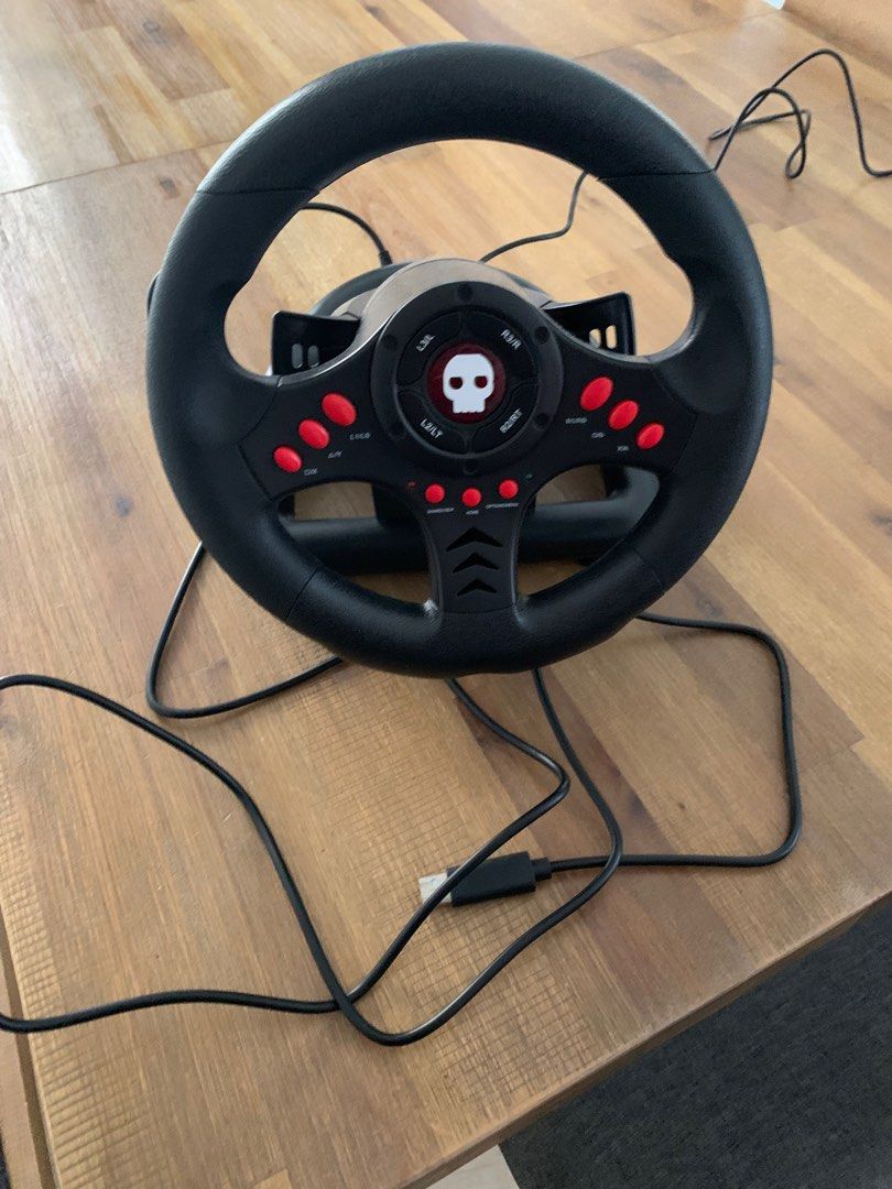 Numskull Multi Format Steering Wheel for PC/Console, Video Gaming