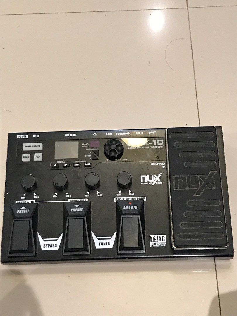 Nux Multi Effects MFX 10 Hobbies Toys Music Media Musical