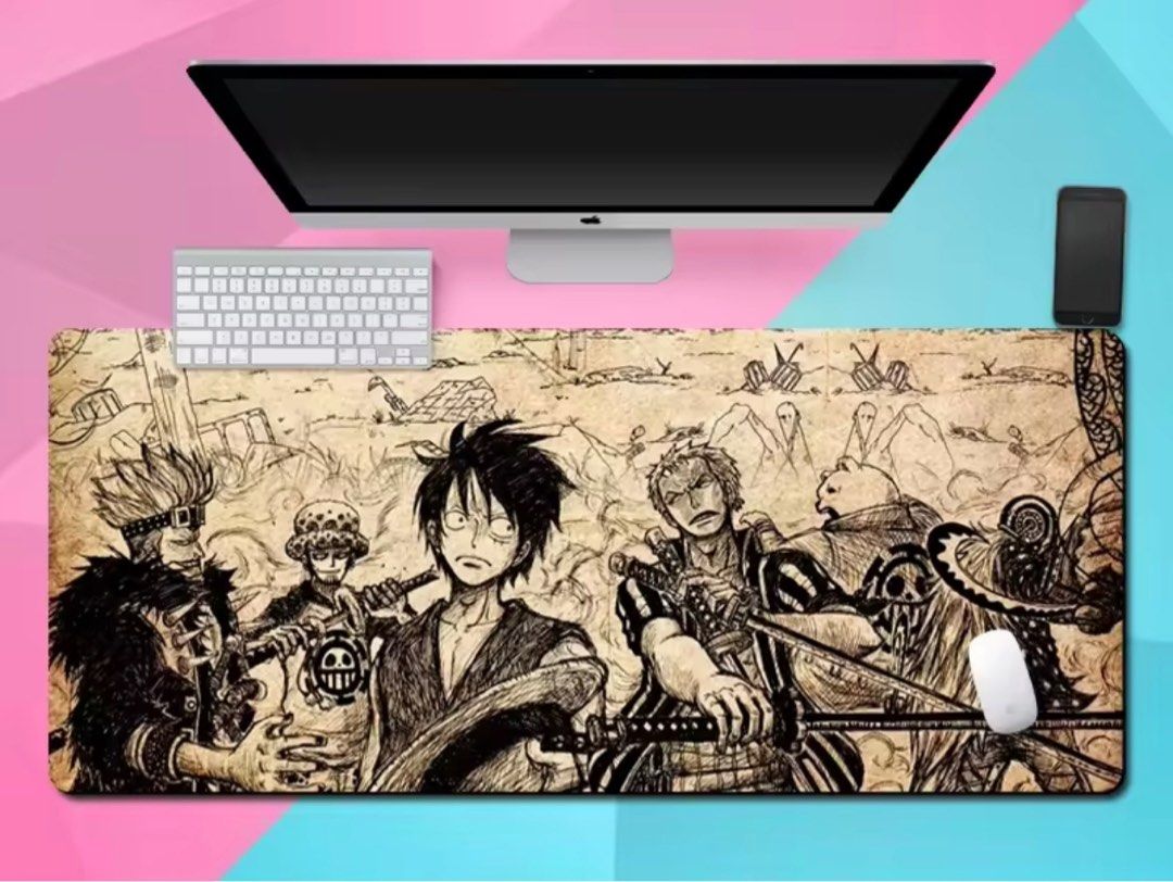One Piece Anime Gaming Extended Mouse Pad 80x30 (Category: Mouse & Mousepads) located in Makati City. Submitted by _ercmaeee (Listing ID 1240158161, Image 2). Description: Available designs: All designs are 80 x 30 size -World map -One piece (brown) -Planisphere Location: Makati Shipping fee will be shouldered by the buyer.