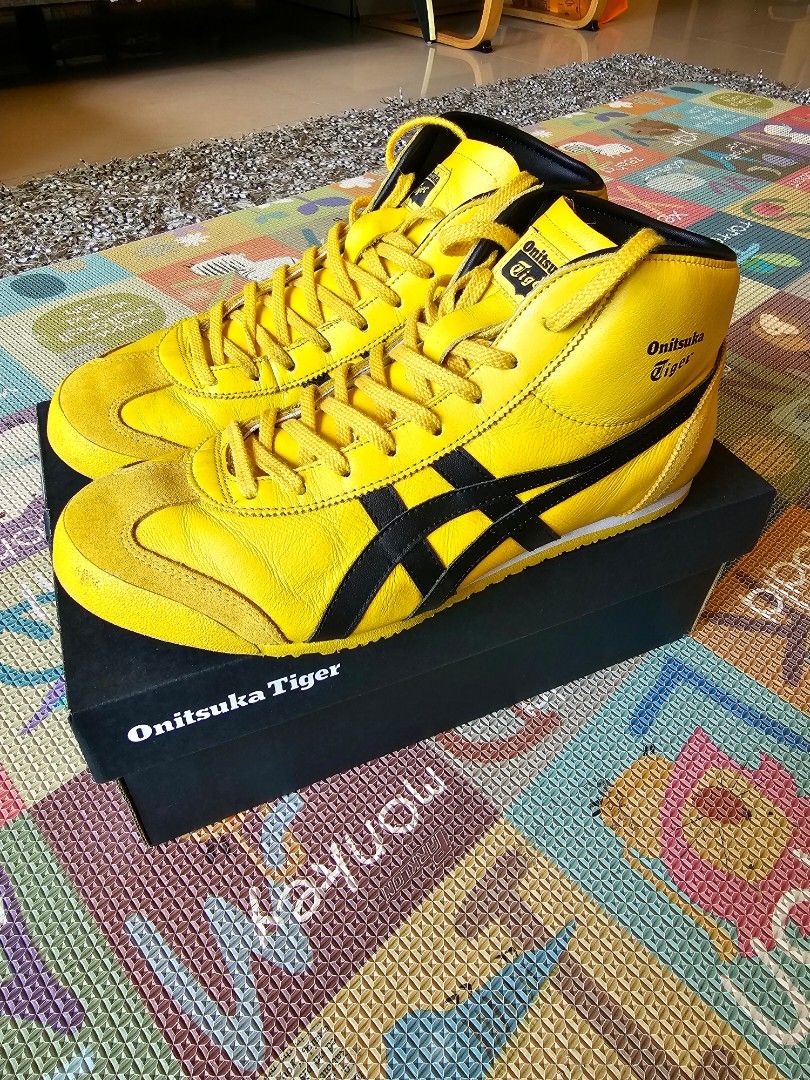 Onitsuka Tiger Mid Runner Taichi Yellow (Authentic), Men's Fashion