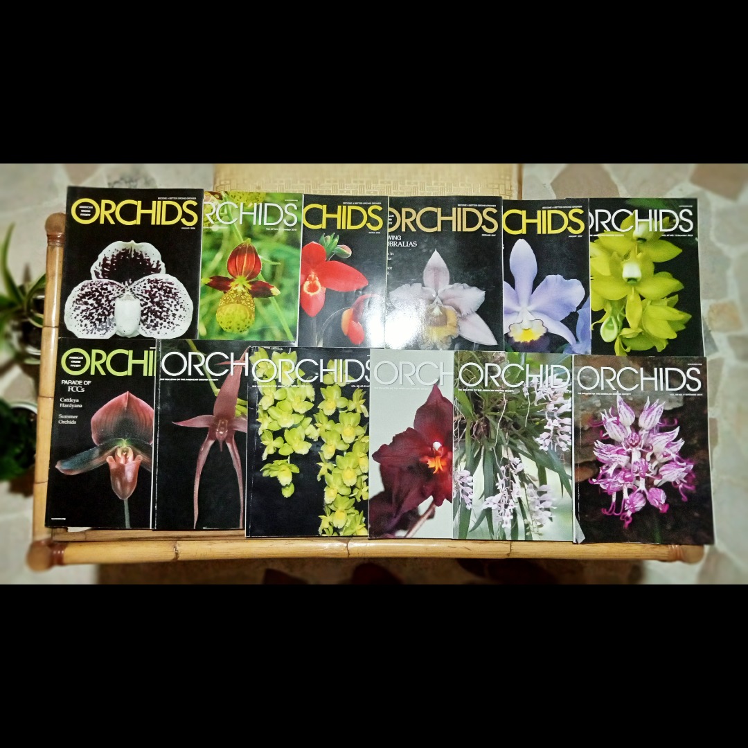 Orchids magazine assortment (from 2004 to 2019; sold per issue) on