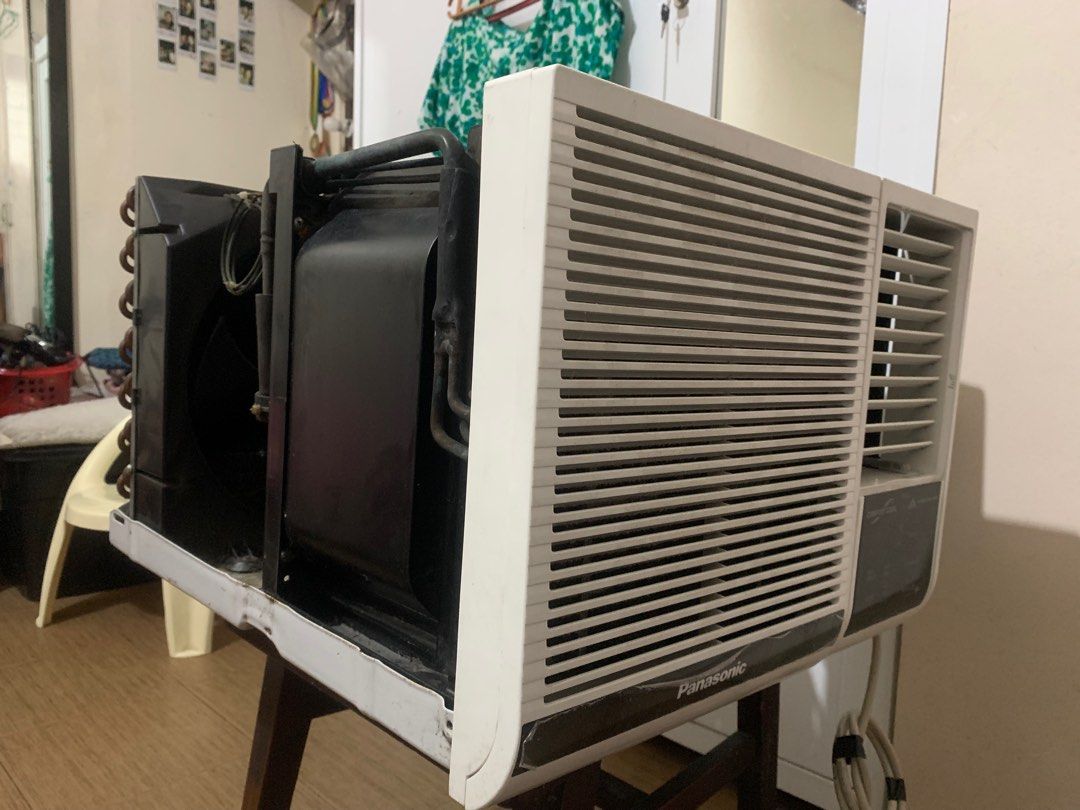 Panasonic 1HP Aircon/Air Conditioner AntiBacterial Filter with Remote, TV & Home Appliances