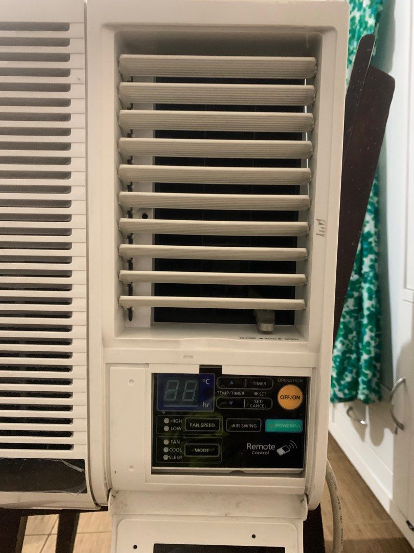 Panasonic 1HP Aircon/Air Conditioner AntiBacterial Filter with Remote, TV & Home Appliances