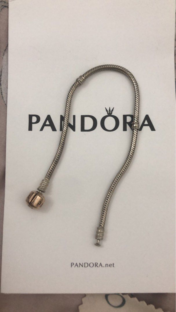 Authentic PANDORA S925 Ale Bangle Bracelet Sterling Silver 590713 Size 21  for sale online | eBay