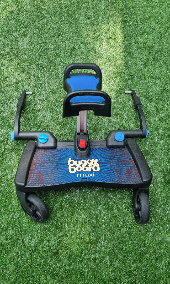 Lascal Buggy Board Maxi with Seat in blue, Babies & Kids, Going Out