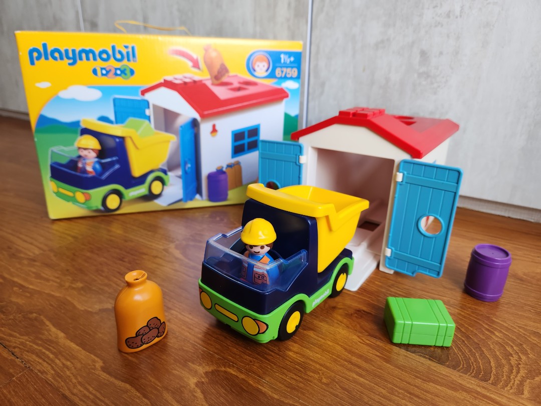 Playmobil 1.2.3 Truck with Garage (6759)