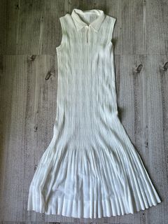 Pleats Please White Dress