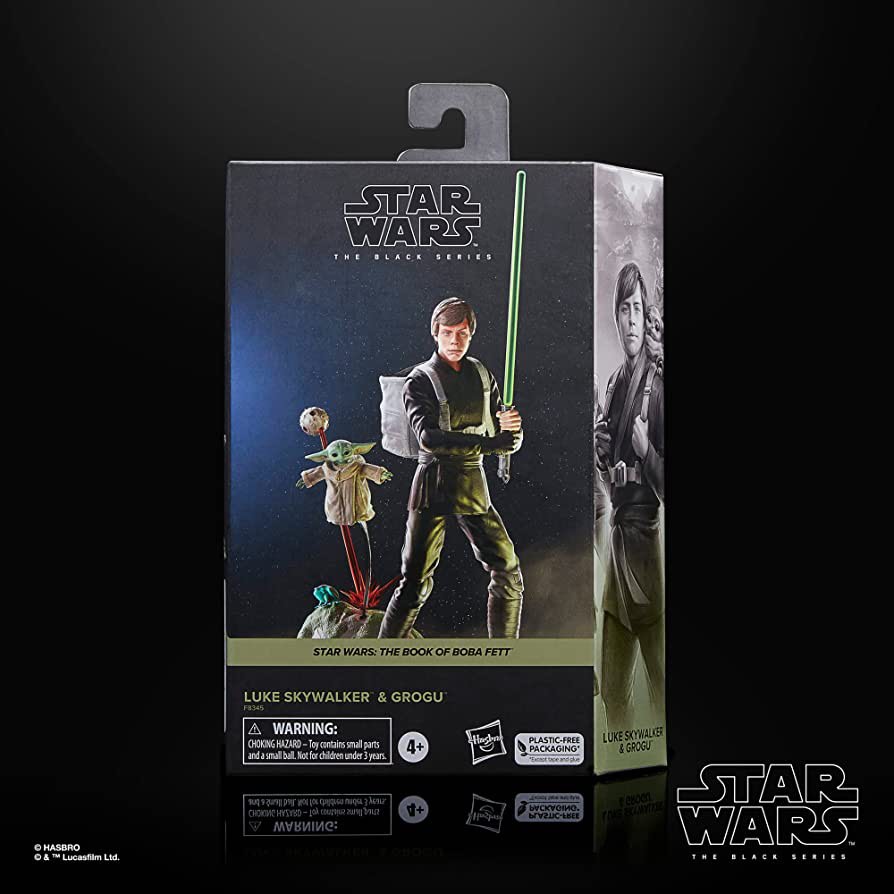 PO Star Wars Black Series Luke Skywalker and Gogru 2-pack deluxe ...