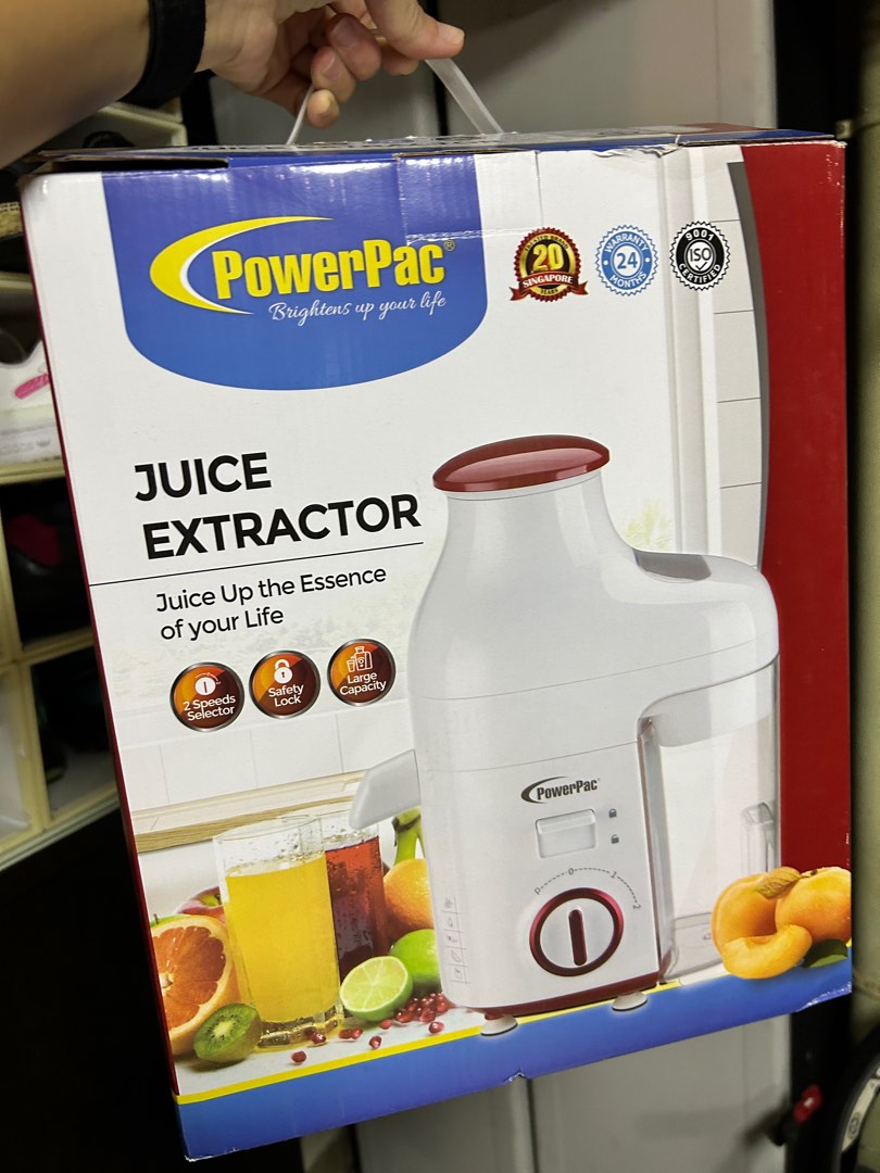 PowerPac Juice Extractor / Juicer, TV & Home Appliances, Kitchen