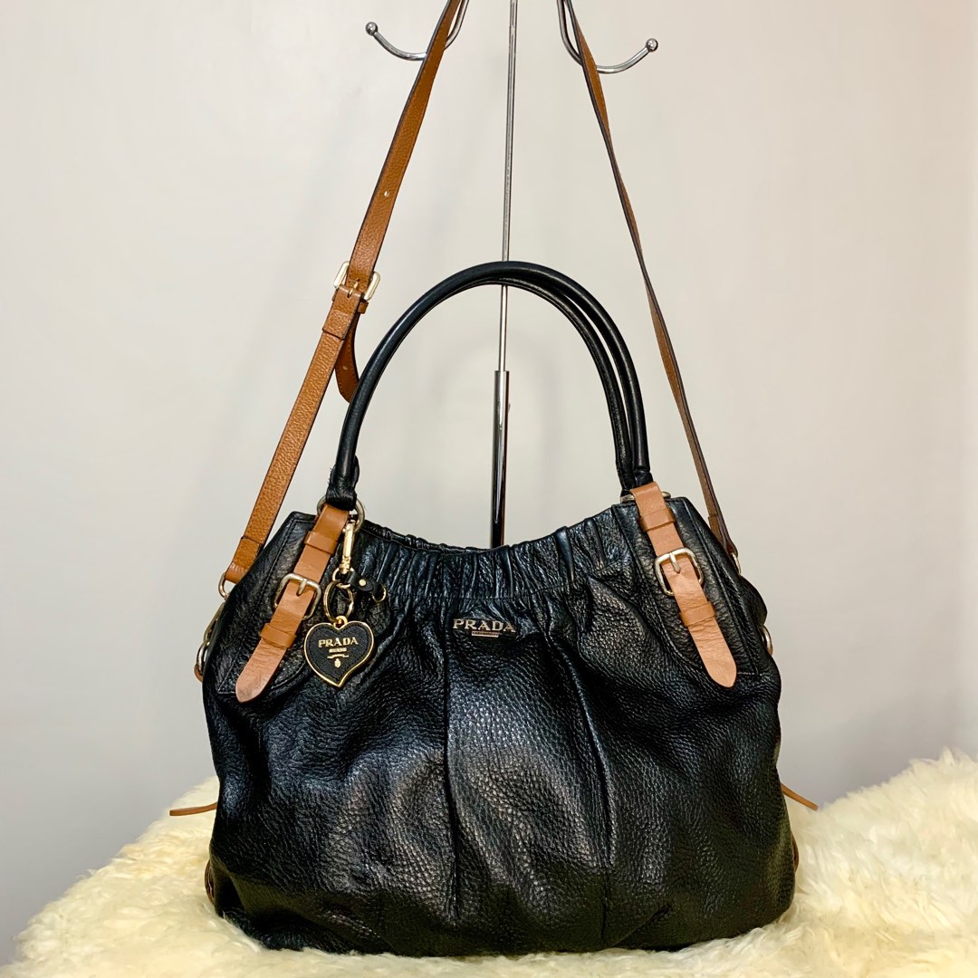 Louis QUATORZE Genuine Leather Two Way Shoulder Crossbody Bag, Women's  Fashion, Bags & Wallets, Cross-body Bags on Carousell