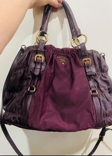 SALE harga terjun bebas Prada Tesutto Gaufre preloved kolpri (bukan bal)