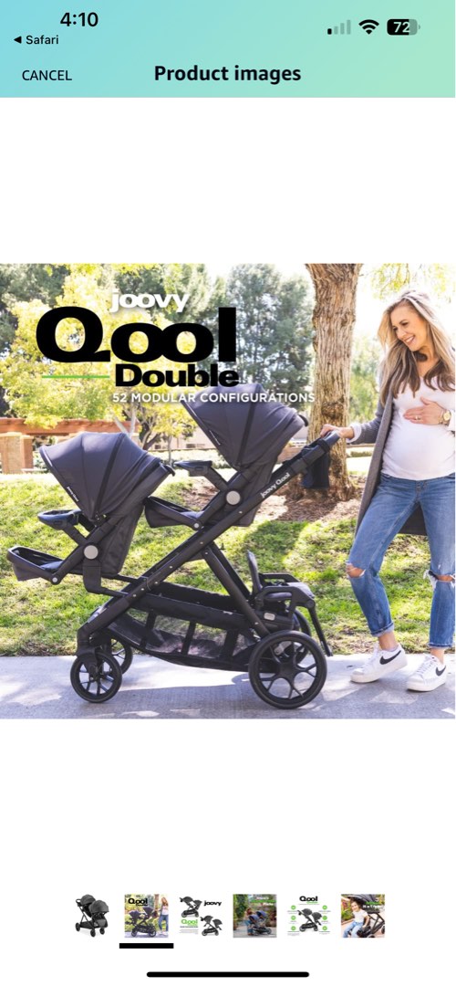 Preloved Joovy Qool triple seater stroller Babies Kids Going