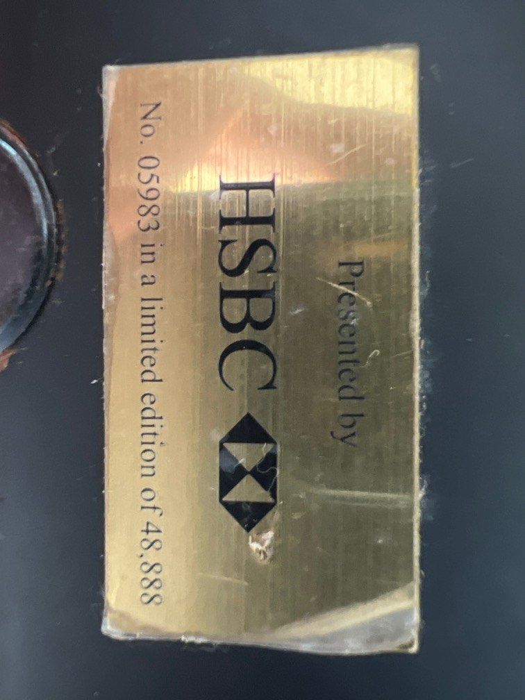 Pure gold leaf replica of Hongkong 10 banknote in 1923, Hobbies & Toys