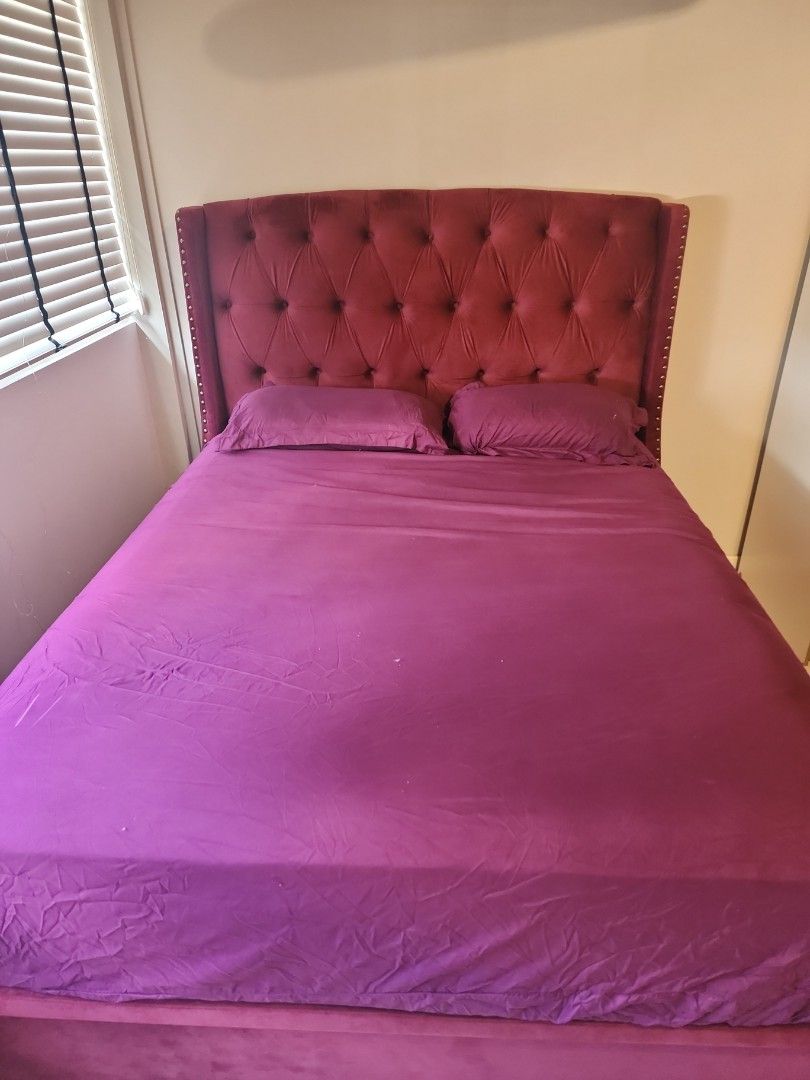 Queen Size Storage Bed Frame, Furniture & Home Living, Furniture, Bed