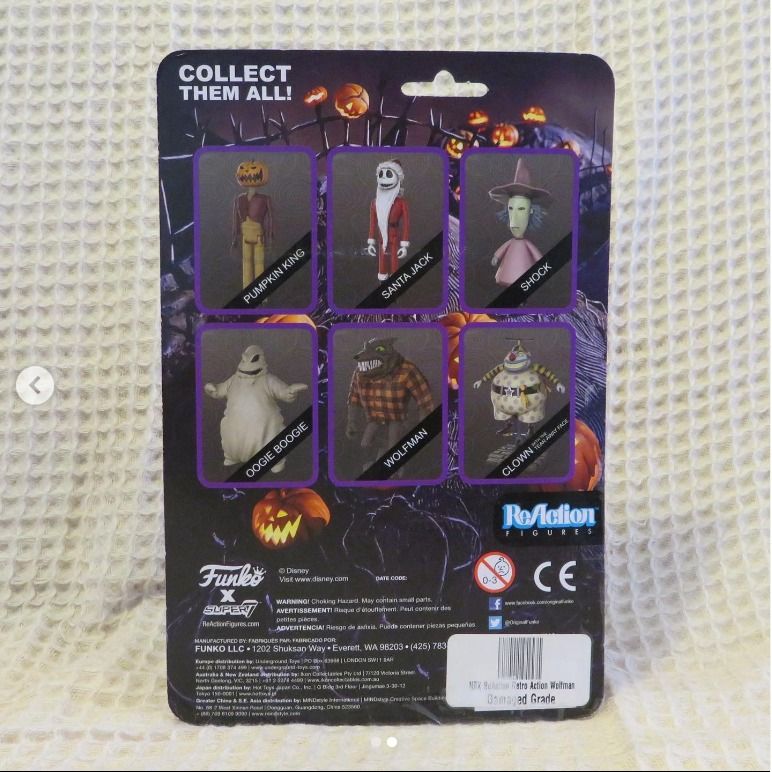 Wolfman nightmare before christmas sleeps