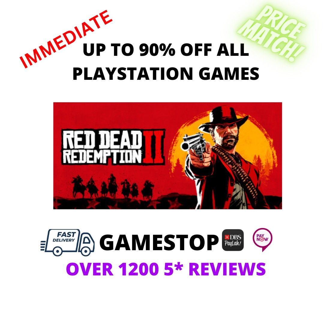 🔥NEW RELEASE🔥) Red Dead Redemption 2 Full Game (PS4 & PS5) Digital  Download, Video Gaming, Video Games, PlayStation on Carousell