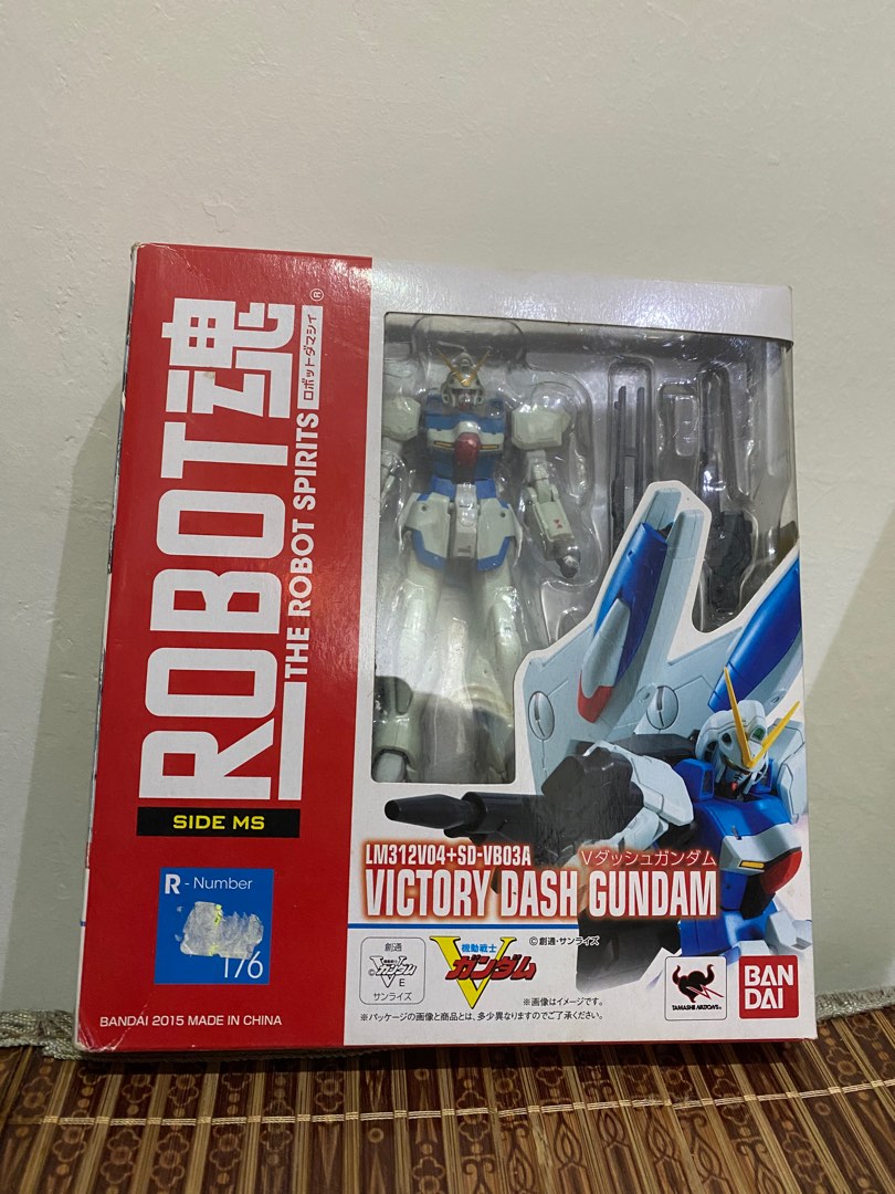 Robot魂176 SIDE MS V高達Victory Dash Gundam , 興趣及遊戲, 玩具