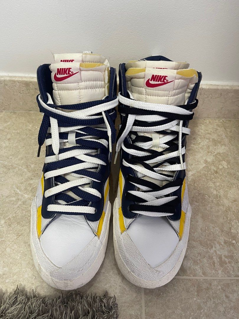 Sacai x nike blazer mid yellow shop