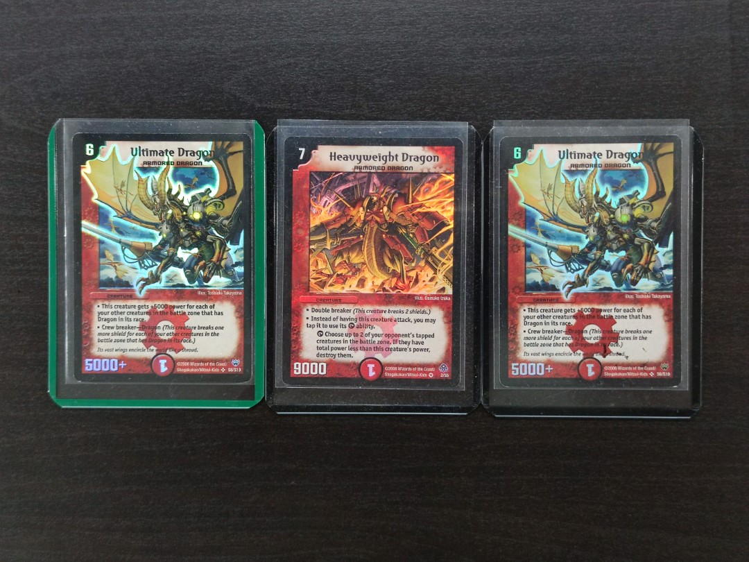 Sale!] Duel Masters Ultimate Dragon & Heavyweight Dragon Set