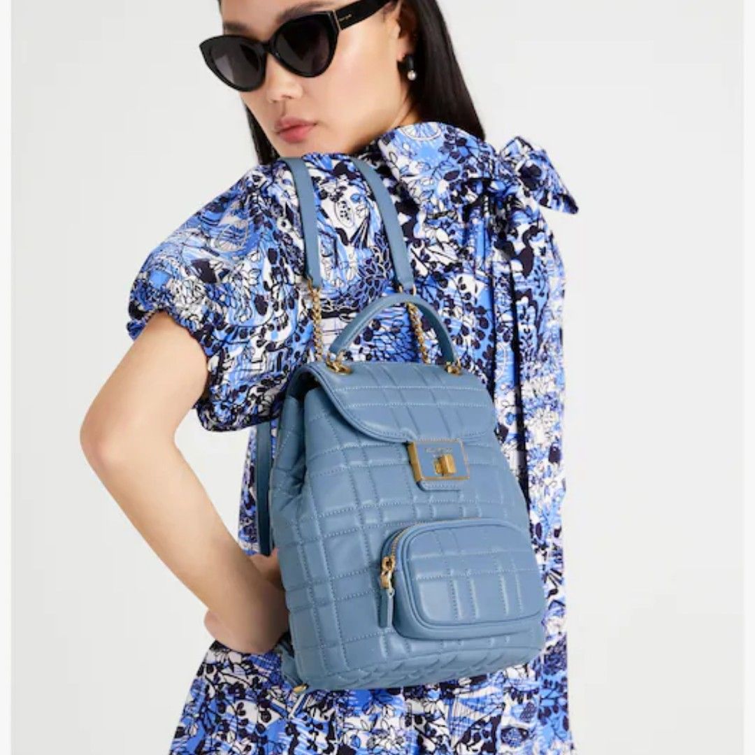 SALES (Ends 5 Sep Noon) Kate Spade Evelyn Quilted Small Backpack Manta