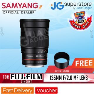 Samyang Manual Focus 135mm f/2.0 ED UMC Lens Perfect for Fujifilm X Mount | JG Superstore
