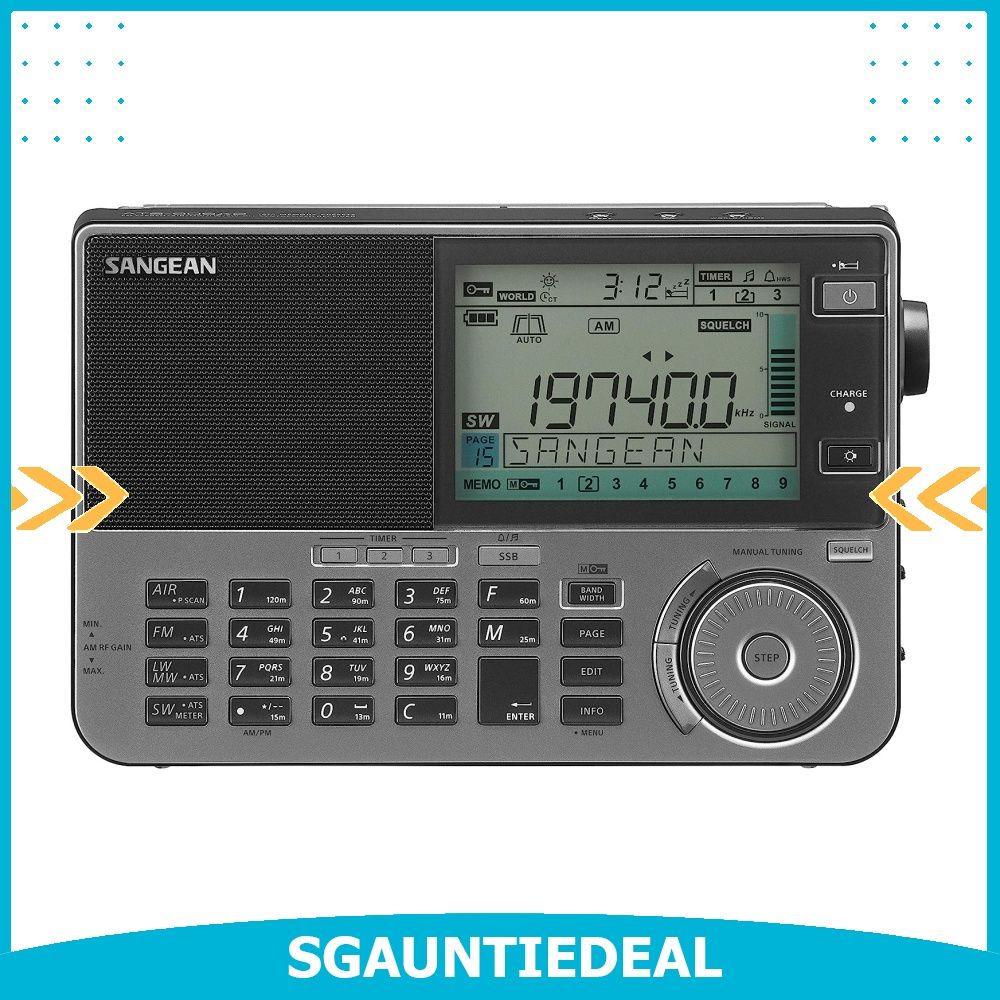 Sangean ATS-909X2 The Ultimate FM/SW/MW/LW/Air Multi-Band Radio (Radio),  Audio, Other Audio Equipment on Carousell