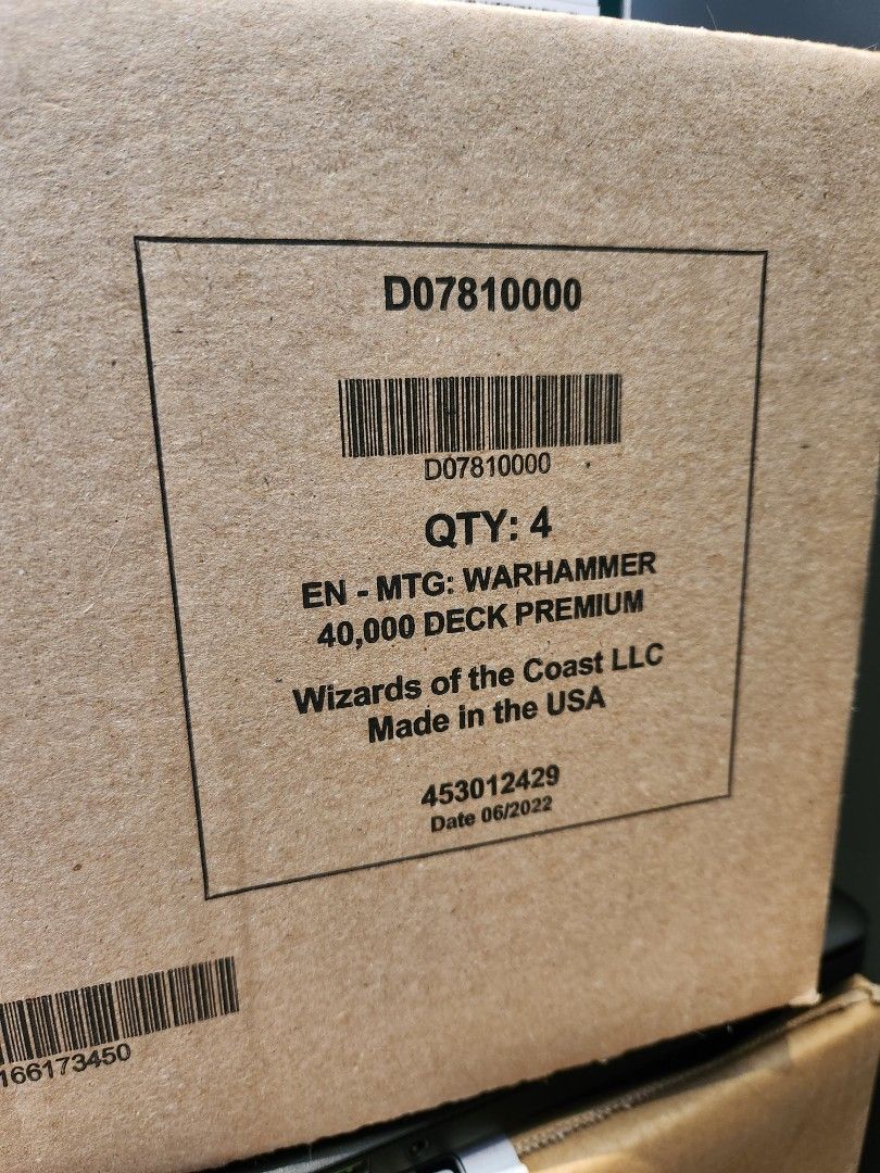 Sealed Warhammer 40k Collector's Edition Commander Decks MTG Magic the  Gathering, Hobbies & Toys, Toys & Games on Carousell