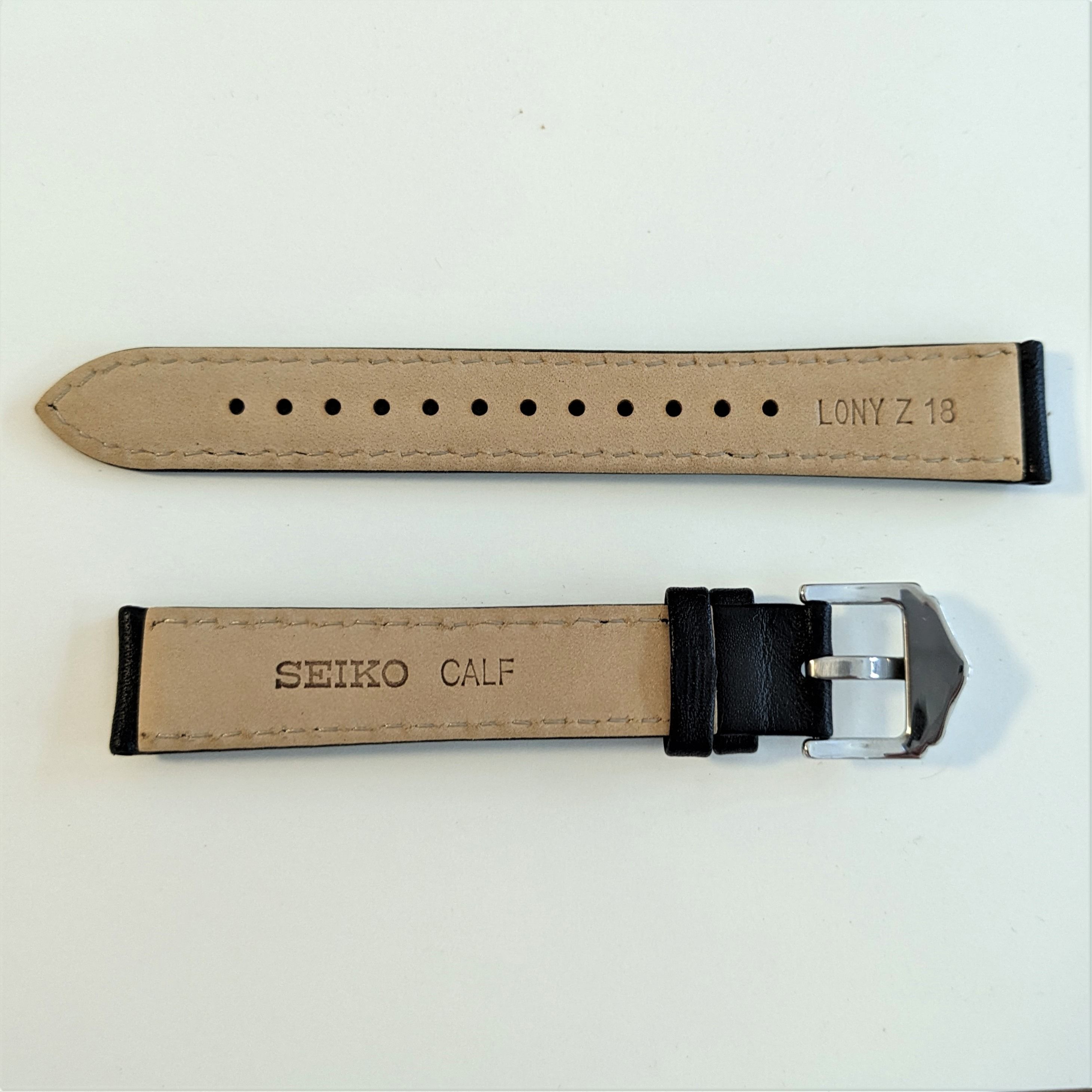 Seiko calf leather strap discount