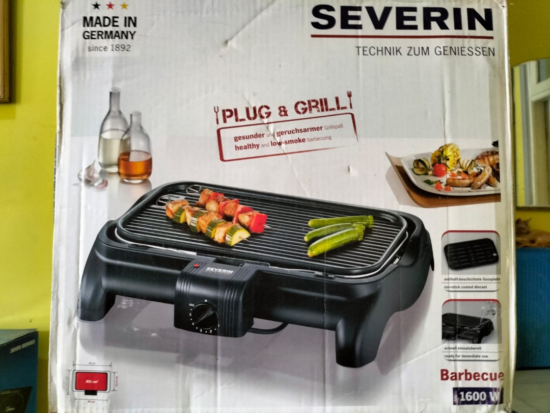 Ride Flygtig Skrivemaskine Severin Barbeque Grill, Kitchen & Appliances di Carousell