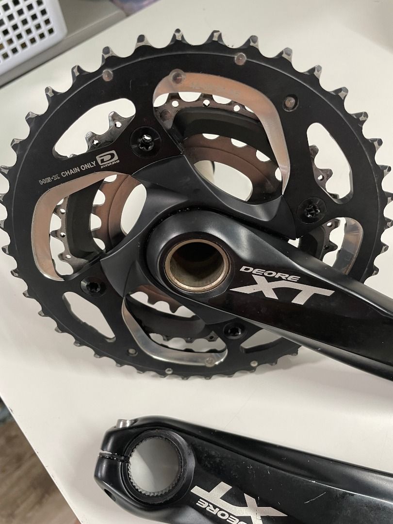 Shimano deore xt triple crankset sales
