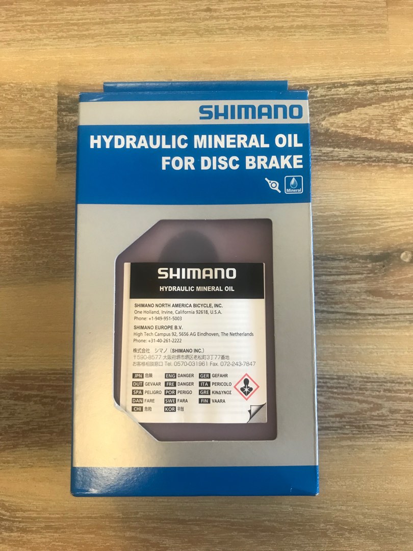 Shimano Hydraulic Brake Fluid/Mineral Oil 500ml, Sports Equipment