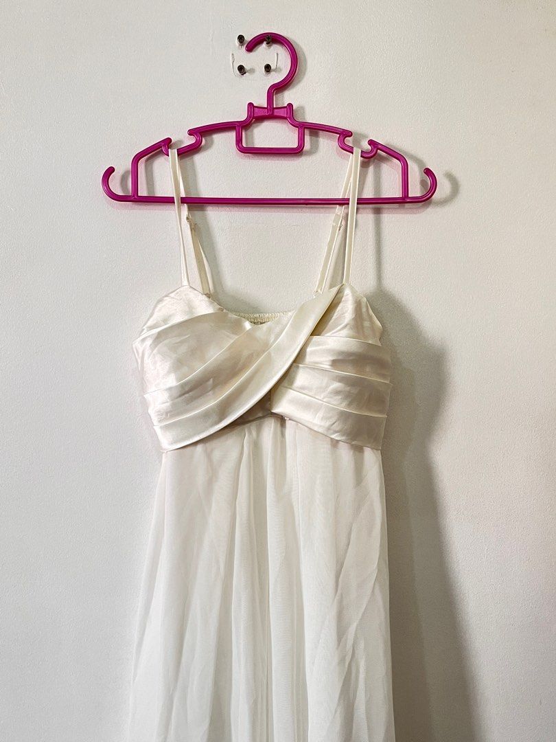 Silky and Sheer Evening Dress, Women's Fashion, Dresses & Sets, Evening