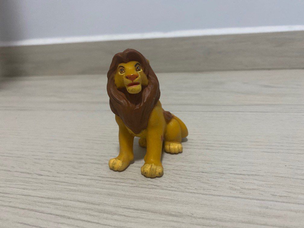 SIMBA THE LION KING DISNEY 3 ACTION FIGURE LION SOLID PVC TOY