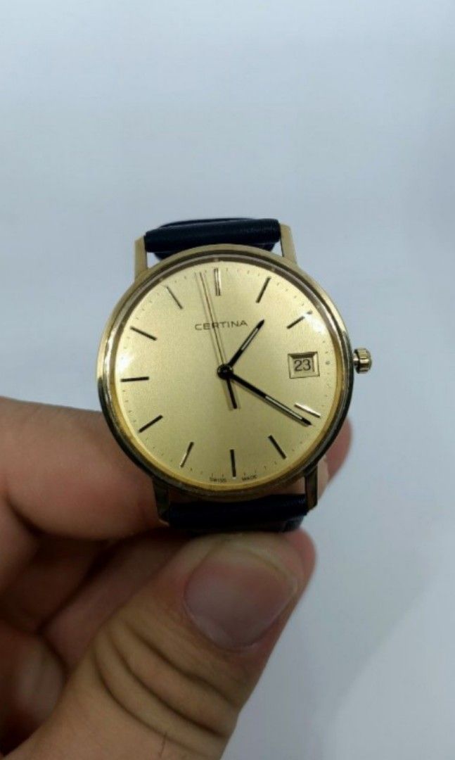 Solid 14K Gold Certina Watch Luxury Watches on Carousell