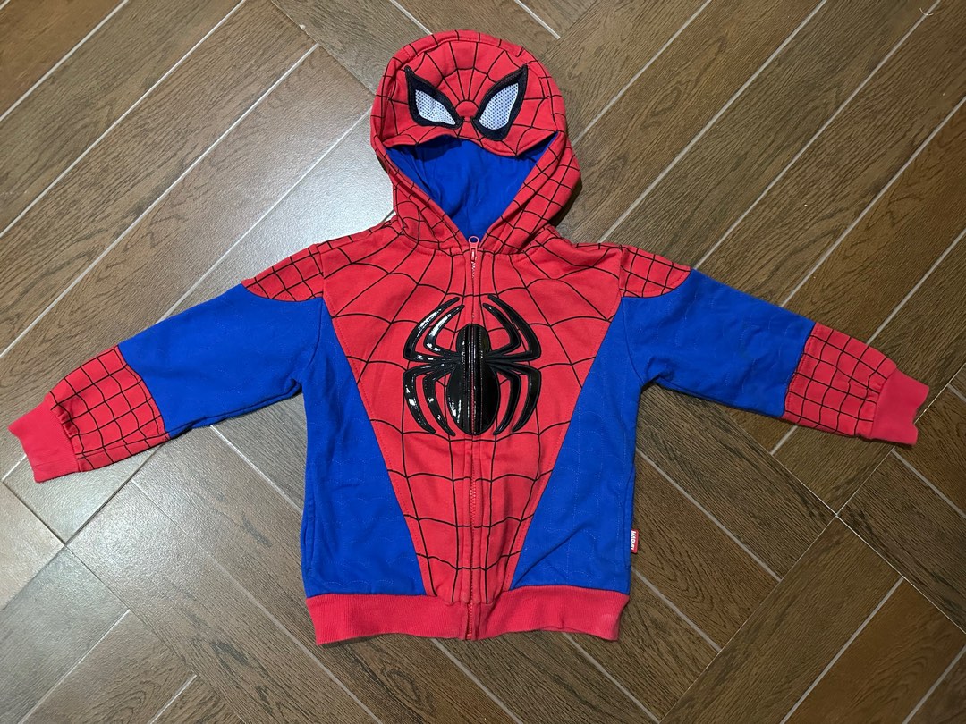 Spiderman Jacket from Disneyland size 5/6, Babies & Kids, Babies & Kids ...