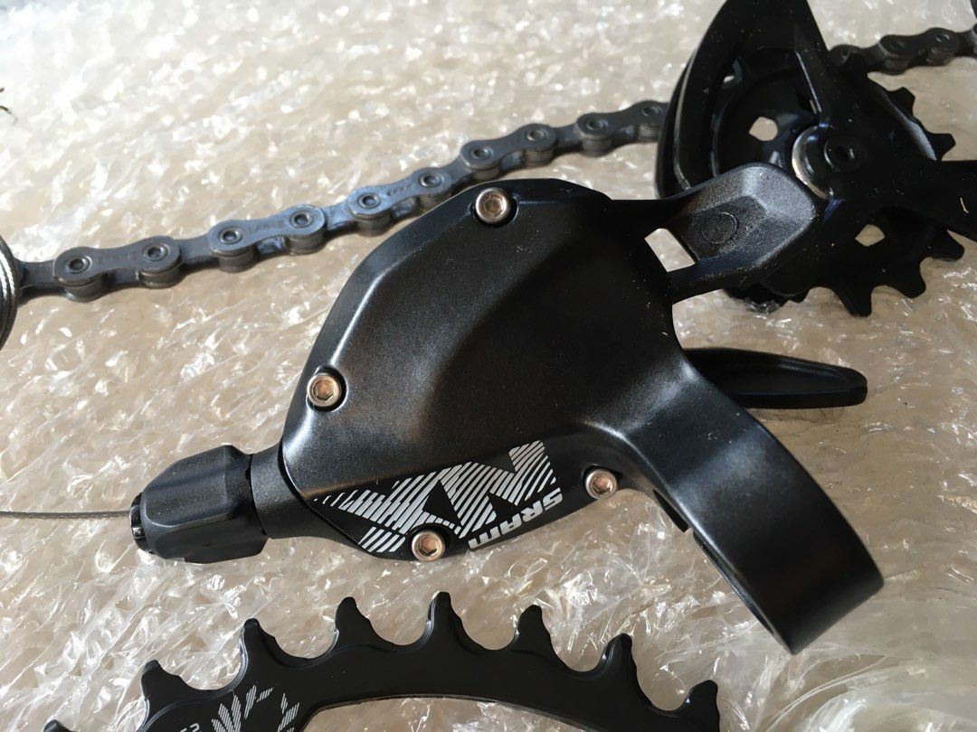 SRAM NX Groupset 1x12 (Category: Bicycles) located in Manila. Submitted by manipulate5786 (Listing ID 1240087841, Image 3). Description: Sram NX Groupset - 34T crankset w/ hollowtech Bb - 12 speed shifter RD chain w/ missing link - Cogs 11-50T 12 speed Meetups on ff Manila Area Petron / Shell Abad Santos cor Morong Sta Cruz (LRT Bambang <--- Abad Santos Station) PNR Tutuban Paco Palengke (Escoda, A Linao) Jollibee /Mcdo Bambang Banawe, Retiro/Amo