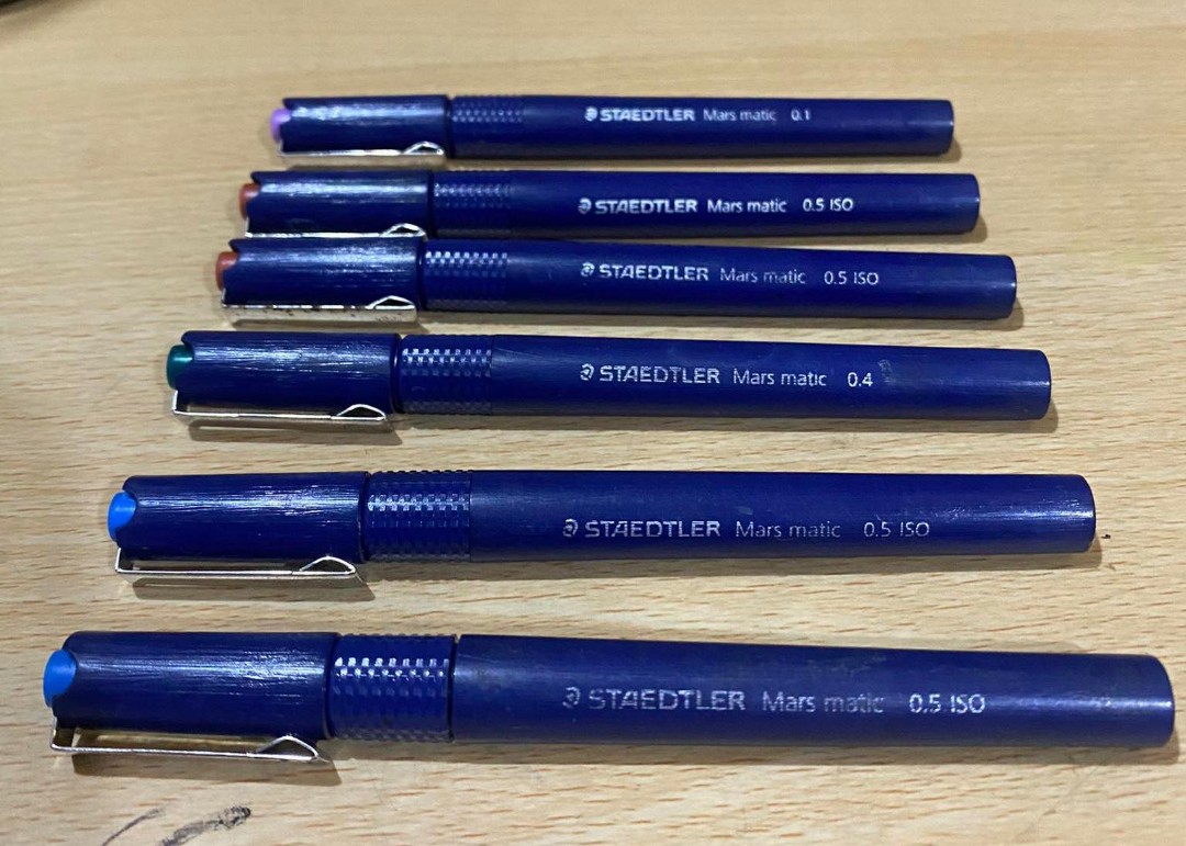 STAEDTLER TECHNICAL PENS, Hobbies & Toys, Stationary & Craft, Craft