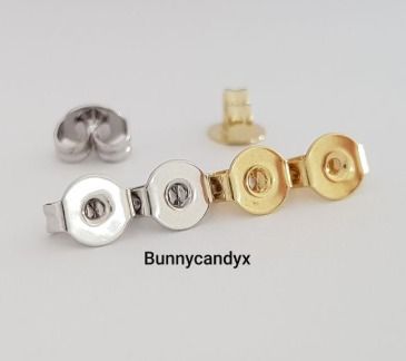 Stainless Steel Earring Back Ear Stud Butterfly Stopper 925