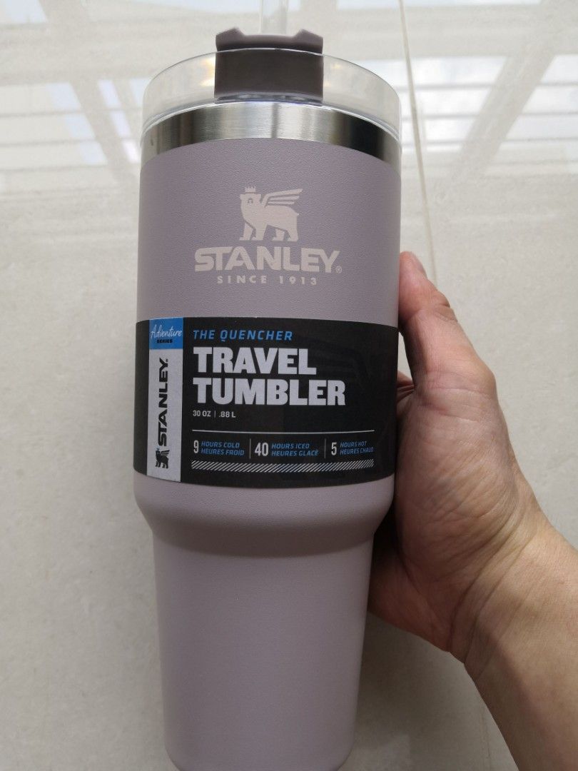 30oz Stanley Travel tumbler brand new (Category: Water Bottles & Tumblers) located in Singapore. Submitted by anttsui (Listing ID 1240127700, Image 1). Description: Yes yes yes avail Sept'24 Brand new as seen Yes available unless put sold 30oz Abalone colour Very Slight not really visible dent In doubt, pls go purchase full price at official online or official retailshop. Serious seller not able to entertain Low ballers/ Kids / Drama or reply mes