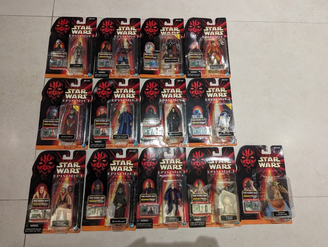 Star wars episode 1 commtech action figures list outlet